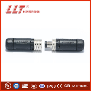 M8 assembled waterproof connector
