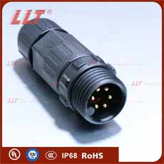 M16 assembled female connector male pin