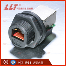 RJ45 panel female needle
