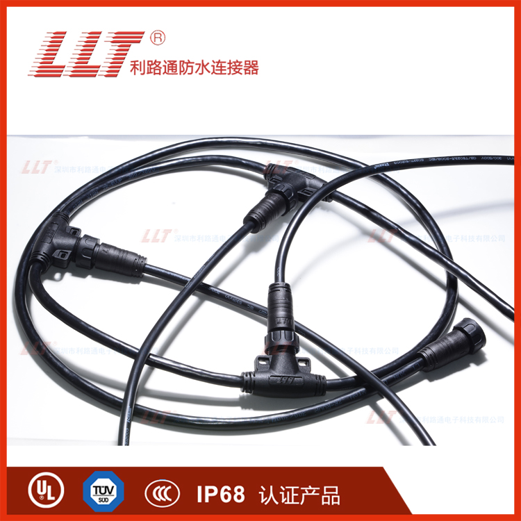 M19 cable connector tee